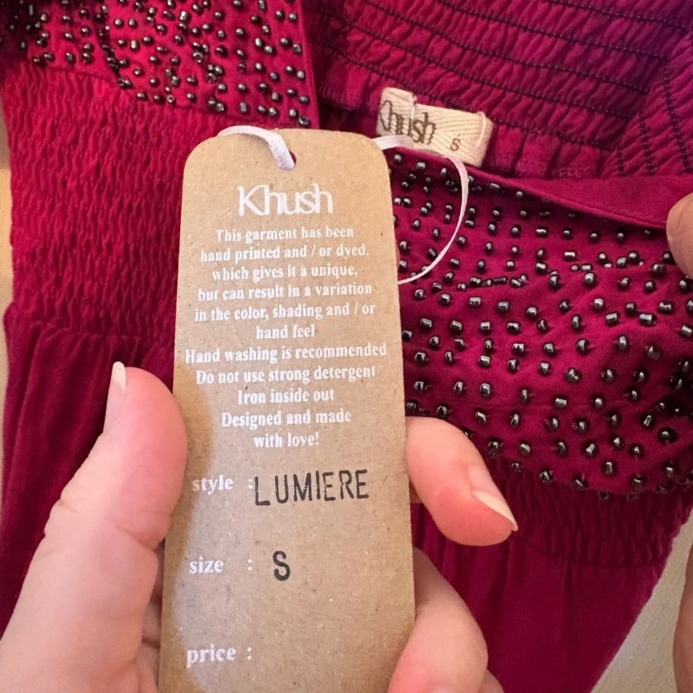 Khush Magenta Maxi Dress - Picture 5 of 7